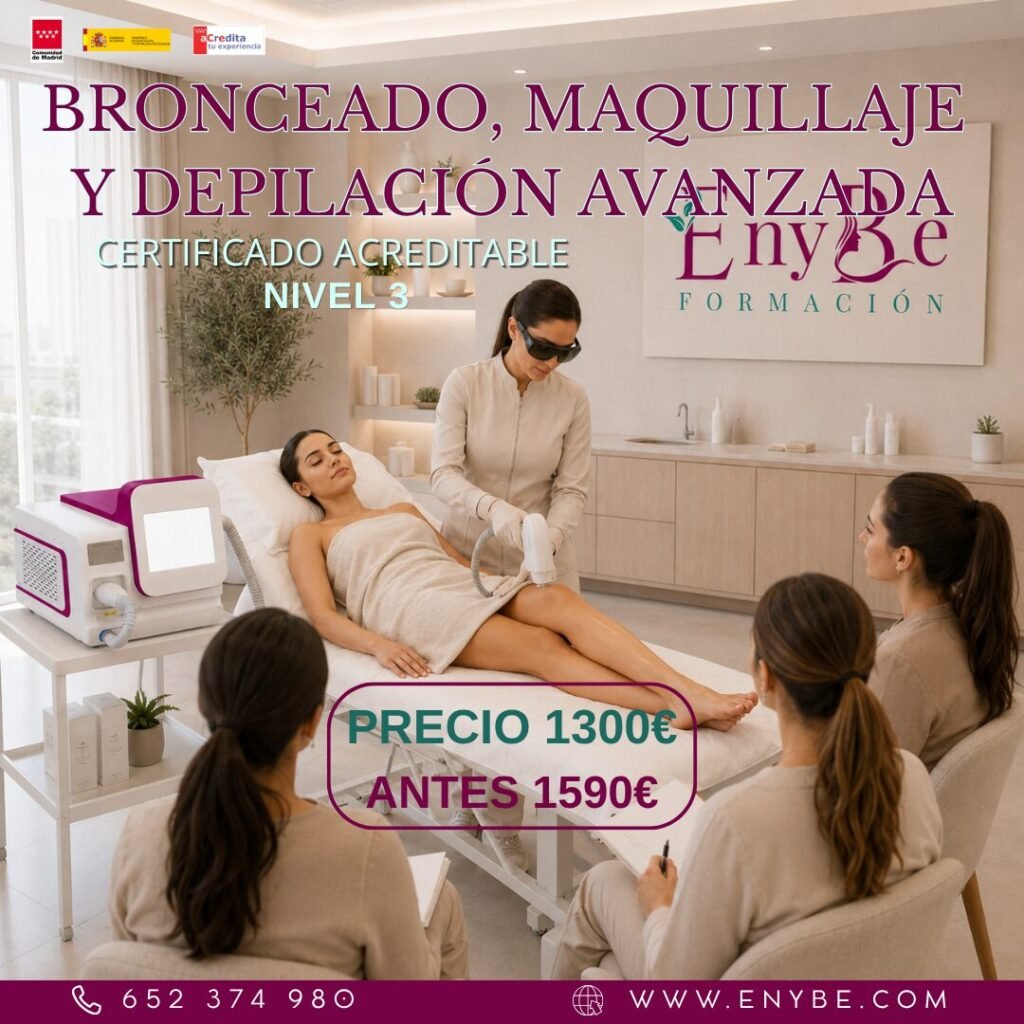 promo certificado bronceado maquillaje