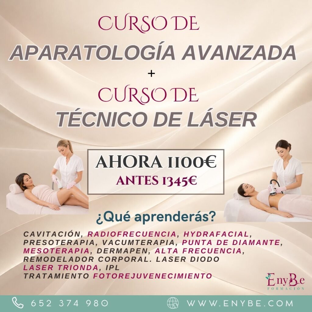 promo curso aapratología y tecnico de láser